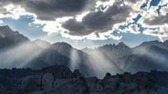 Hills California sun rays alabama eastern