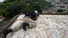 Hills War weapons Guns police slum sniper Rio de Janeiro Brazil 