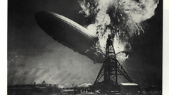 Hindenburg vehicles postcards Zeppelin