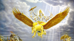 Hinduism Mahabharat Vishnu Garuda