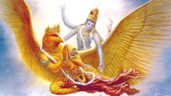 Hinduism mythology Vishnu Garuda
