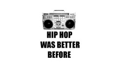 Hip-Hop Music monochrome boombox white white background text