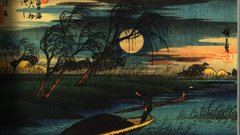 Hiroshige sunsetso he accidentally
