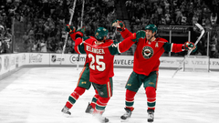 Hockey minnesota Wild red