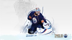 Hockey nhl goalie edmonton oilers Nikolai Khabulin