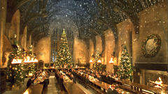 Hogwarts harry potter Christmas