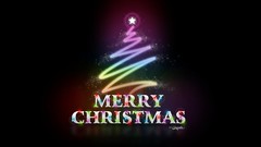 Holidays Christmas black background Ribbons ornaments Christmas 