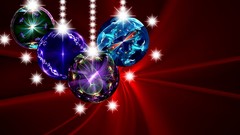 Holidays Christmas red background Christmas ornament