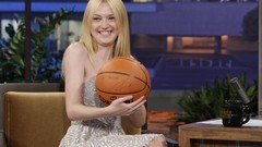 Hollywood Actress stills smiling brunettes models Dakota 