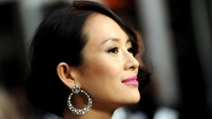 Hollywood Ziyi Zhang earrings lipstick asians The Grandmaster