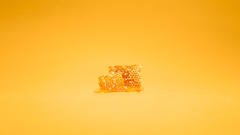 honeycombs Simple Background digital art yellow simple honey