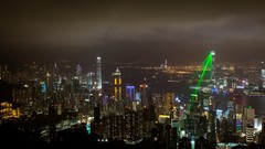 Hong Kong cityscapes city skyline night landscapes hong kong bay