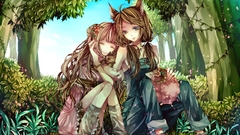 Horns animal ears anime