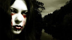 Horror and bloody images using typed