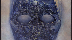 Horror artwork blind faces