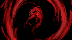 Horror dark red demons