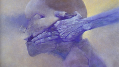 Horror paintings hands surreal