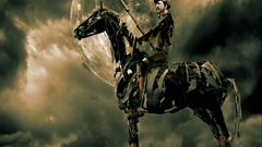 Horse statue Art monument riding 1600x1050