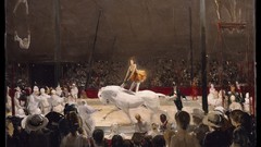 Horses Circus Oil Painting