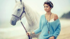 Horses Selena Gomez September fashion scans Teen Vogue