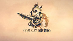 Horses tangled come at