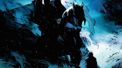 Horses Warriors comics mythology artwork nordic Alex Alice 