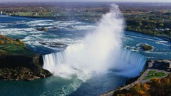 Horseshoe Niagara Falls aerial