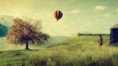 Hot air balloons