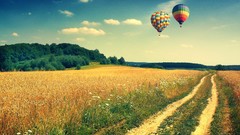 Hot air balloons