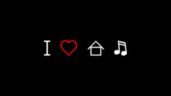 House music black background