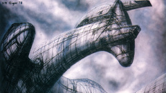 HR Giger artwork alien