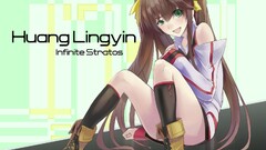 huang lingyin infinite stratos anime girls twintails brunette