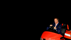 Hugh laurie dodgems Celebrity