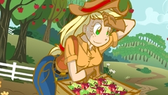Human Applejack My Little