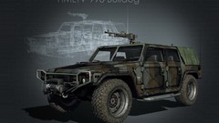 Humvee war cars
