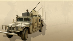 Humvy Car brown Army