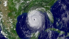 Hurricane satellite image Katrina