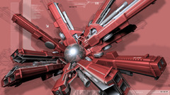 Hybrid form Guns abstract