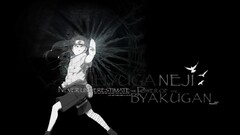 hyuuga neji Naruto Shippuuden anime boys monochrome Anime