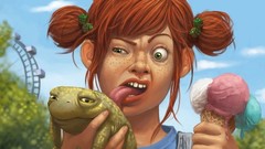 Ice cream funny toad