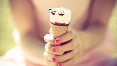 Ice cream hands summer