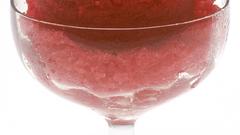 Ice cream raspberry sorbet