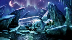 Ice Frozen artwork ship