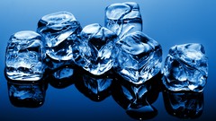 Ice minimalistic ice cubes