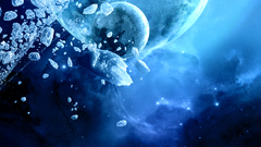 Ice outer space planets