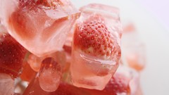 Ice strawberries
