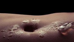 Ice woman navel wet brunettes models nude Femjoy magazine Raisa 