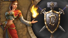 Icon human world of warcraft video games