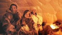 Igloo monochrome eskimo indoors