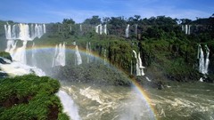 Iguazu Falls rainbows